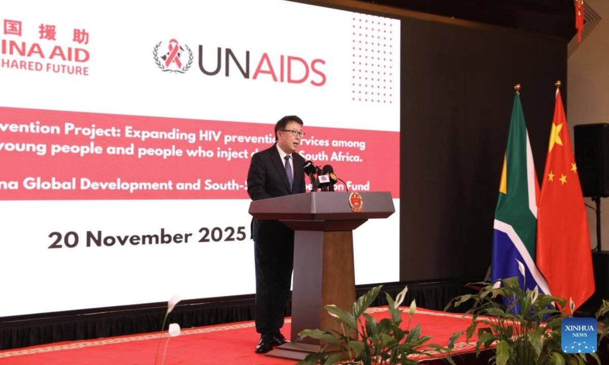 中国驻南非大使吴鹏 新华社