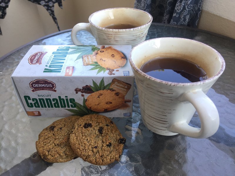 含有大麻成分的曲奇饼